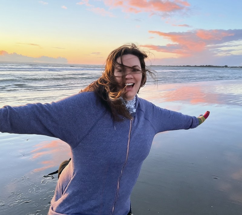 Rach on the beach